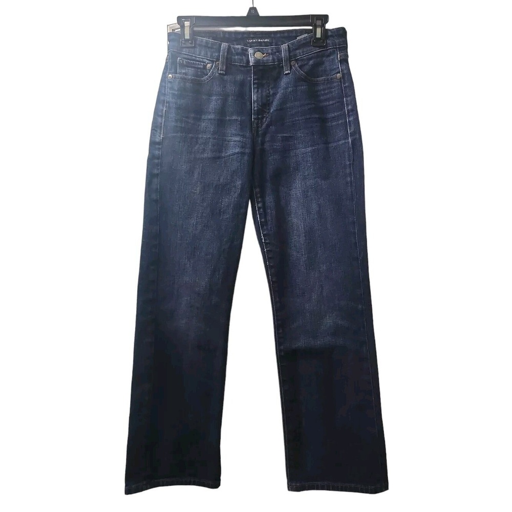 Lucky Brand Womens Size 2 Ava Slim‎ Crop Jean Dark Wash